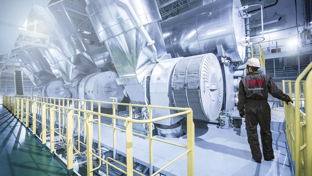 ABB Turbochargers Improve Large Container Ships' Efficiency